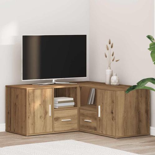 vidaXL Hoekkast 160x40x45 cm bewerkt hout artisanaal eiken, Huis en Inrichting, Kasten | Overige, Nieuw, Verzenden