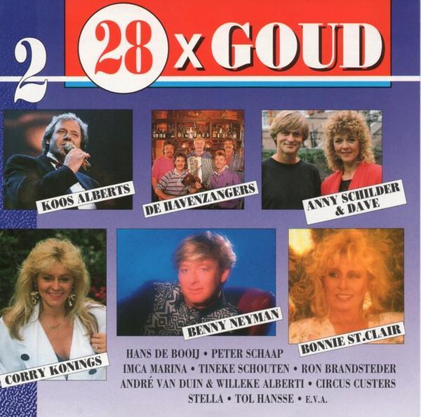 Various - 28 x Goud 2, Cd's en Dvd's, Cd's | Pop, Gebruikt, Verzenden