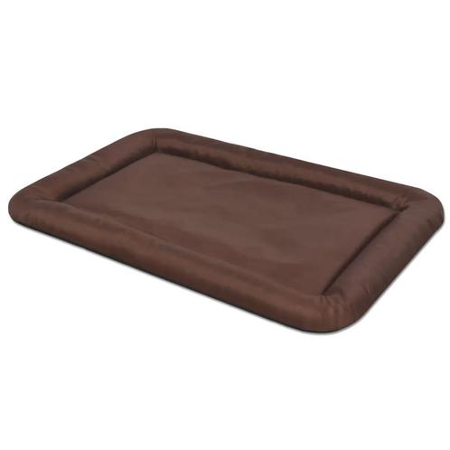 vidaXL Hondenmatras maat XL bruin, Dieren en Toebehoren, Honden-accessoires, Nieuw, Verzenden