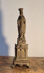 Beeld, Antiek beeld Maria - 26 cm - Gietijzer