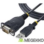 StarTech.com 1m USB Serial Converter Kabel, DB9 Male RS232, Computers en Software, Verzenden, Nieuw