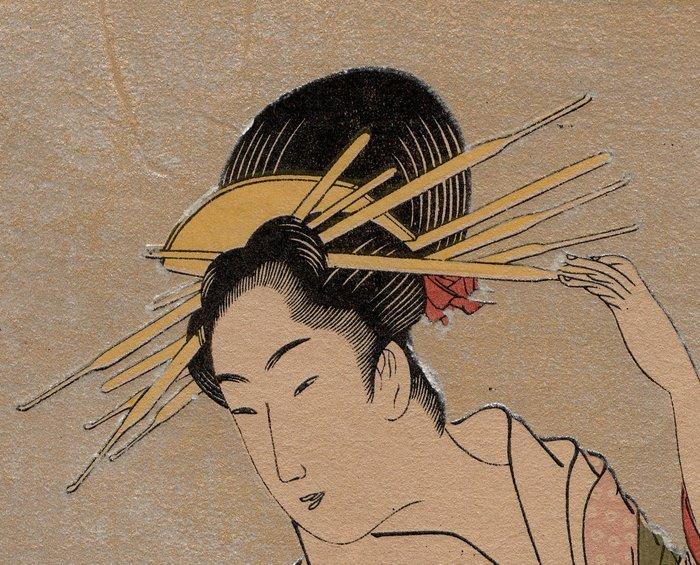 Courtesan Takigawa of the Ôgiya - from the series: A, Antiek en Kunst, Antiek | Overige Antiek