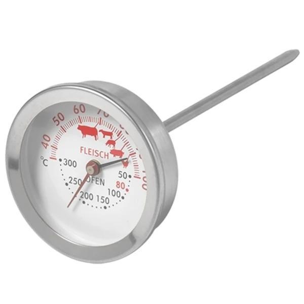 Vleesthermometer RVS max 300 graden 13(l)cm EMGA, Zakelijke goederen, Horeca | Keukenapparatuur, Nieuw in verpakking, Verzenden