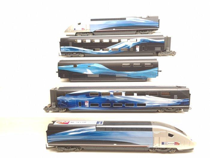 Jouef H0 - HJ2058 - Treinstel (1) - TGV V150 Record Du, Hobby en Vrije tijd, Modeltreinen | H0
