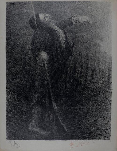 Henry de Groux (1866-1930) - LAdieu, Antiek en Kunst, Kunst | Designobjecten