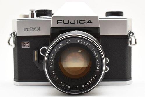 Fujica ST801 Fujinon 1.8/55mm Single lens reflex camera, Audio, Tv en Foto, Fotocamera's Analoog