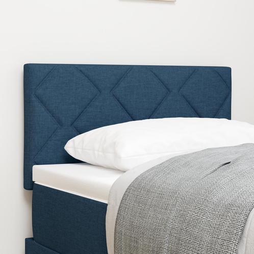 vidaXL LED Hoofdbord in Blauw met Diamantblok Ontwerp - 80, Huis en Inrichting, Slaapkamer | Bedden, Nieuw, Verzenden