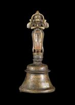 Hindou Laiton Cloche sacrée avec poignée Hanuman