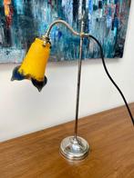 Lamp - Jugendstil - Glas, Koper, Staal - Art deco lampa, Antiek en Kunst