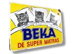 Emaille plaat - BEKA - De Super Matras - Emaille