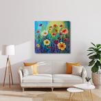 Yadiel Gonzàlez (XX-XXI) - Paisaje con flores, Antiek en Kunst