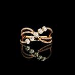 Bague - 18 carats Or rose - 0.61ct. tw. Diamant (Naturelle), Bijoux, Sacs & Beauté