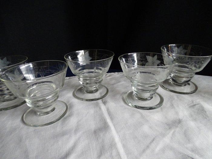 Champagneglas (6) - Kristal, Antiek en Kunst, Antiek | Meubels | Tafels