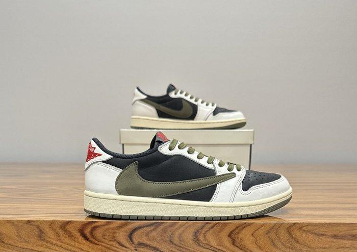 Air Jordan - Jordan 1 Retro Low OG SP - Travis Scott Olive -, Kleding | Heren, Schoenen