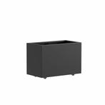 Aluminium plantenbak 90x50x60cm - Met wielen, Nieuw, Metaal, 60 tot 100 cm, 60 cm of meer