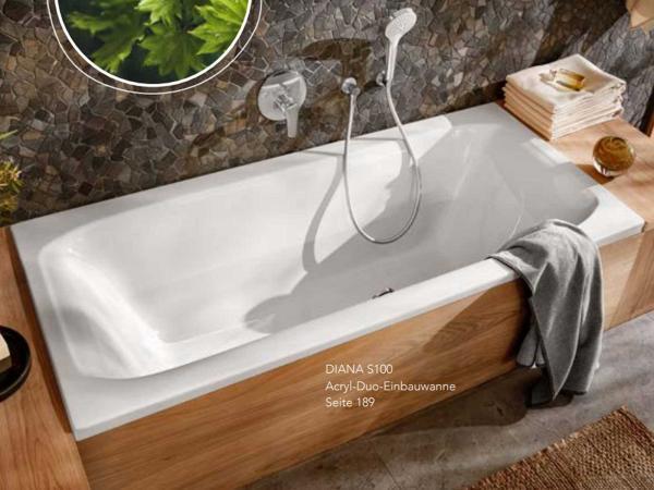 Veiling - Diana Inbouw bad S100 (PLUS 2) 190x90cm, Huis en Inrichting, Badkamer | Badkamermeubels