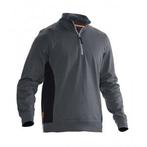 Jobman 5401 sweatshirt 1/2 fermeture Éclair xxs gris, Bricolage & Construction