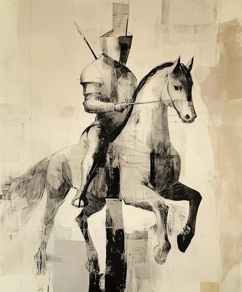 Marcus Petiot (1969) - SIR - Gran Formato - XXL- No Reserve, Antiek en Kunst, Kunst | Schilderijen | Modern