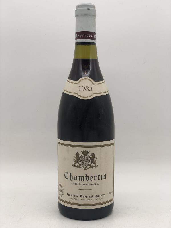 1 x 75cl Chambertin Raymond Launey 1983 (Bourgogne, rood), Verzamelen, Wijnen, Frankrijk, Rode wijn, Nieuw, Ophalen of Verzenden