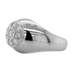 Ring - 18 karaat Witgoud -  0.54ct. tw. Diamant (Natuurlijk), Nieuw