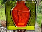 Studio Nova Dutch Design - Vaas - Groen Oranje - Plexiglas -, Antiek en Kunst