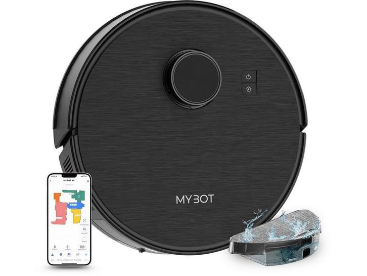 MYBOT X9 - Robotstofzuiger met Dweilfunctie - 6500PA, Elektronische apparatuur, Stofzuigers, Zo goed als nieuw, Verzenden
