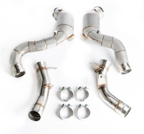 CTS Turbo Downpipes High-Flow Cats Mercedes-Benz E63S M177/W, Auto diversen, Tuning en Styling, Verzenden