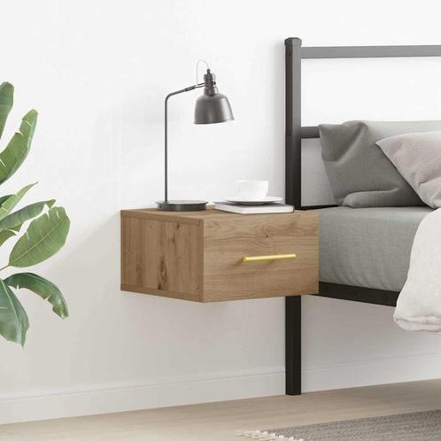 vidaXL Nachtkastje artisanaal eikenkleurig 35 x 35 x 20 cm, Huis en Inrichting, Kasten | Overige, Nieuw, Verzenden
