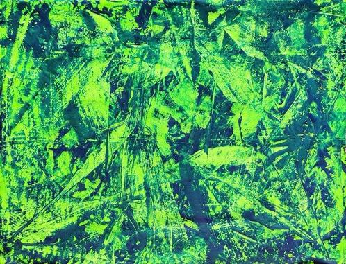 Jürgen Angeler - Jungle Atmosphere - XXL, Antiek en Kunst, Kunst | Schilderijen | Modern
