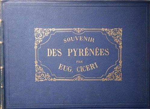 Eugene Ciceri - Les Pyréneés dessinées daprès nature - 1870, Antiek en Kunst, Antiek | Boeken en Manuscripten