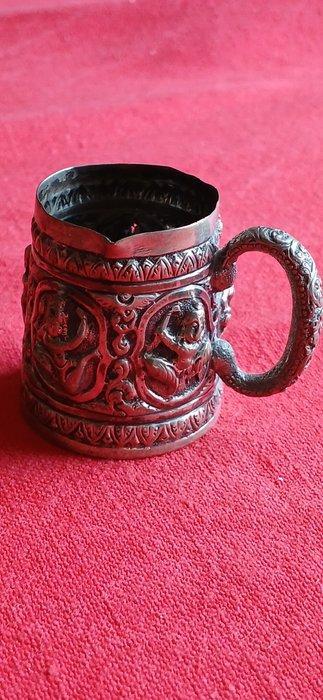 Cruchon à lait - Kutch - Argent - Inde - fin 19ème - début, Antiek en Kunst, Kunst | Niet-Westerse kunst