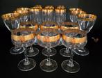 Fratelli Fumo - Drinkservies (18) - Regina Ricamo - Kristal,, Antiek en Kunst