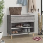 vidaXL Schoenenkast 70x36x60 cm bewerkt hout sonoma grijs, Verzenden, Nieuw