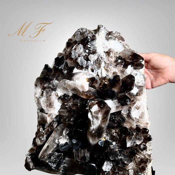 22 kg - Premium natuurlijk gerookt kwarts - Dubbelzijdig, Verzamelen, Mineralen en Fossielen