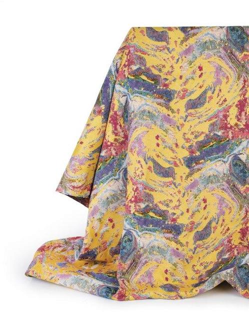 Intenso Tessuto Gobelin Jacquard met abstract patroon -, Antiek en Kunst, Antiek | Tapijten, Tafelkleden en Textiel