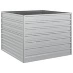Metalen Plantenbak 100x100cm - Zilver - Retour Deal, Tuin en Terras, Verzenden, Vierkant, Nieuw, Metaal