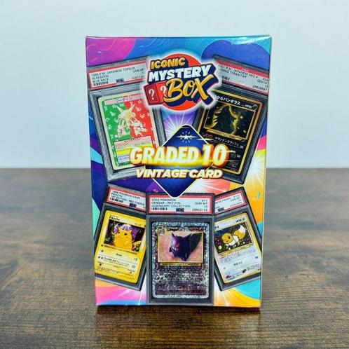 Iconic Mystery Box - Graded 10 Vintage Card Box - Pokémon, Hobby & Loisirs créatifs, Jeux de cartes à collectionner | Pokémon