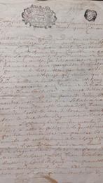 Notaire - Acte Norarial - 1695, Nieuw