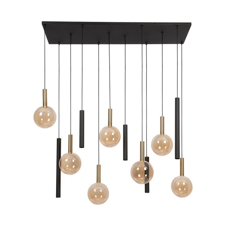 Hanglamp Lucide JOSIANE -  - 7xG9 - Zwart | Vibes, Huis en Inrichting, Lampen | Hanglampen, Nieuw, Verzenden