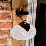 Applique murale (2) - Laiton, Verre, Métal, Antiek en Kunst, Antiek | Verlichting
