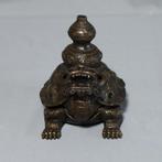 Unknown Artist – Copper Turtle Incense Burner - Beeld Koper