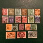 Duitse Rijk 1921 - Cijfer, Arbeider, Posthoorn en ploeger -, Postzegels en Munten, Gestempeld