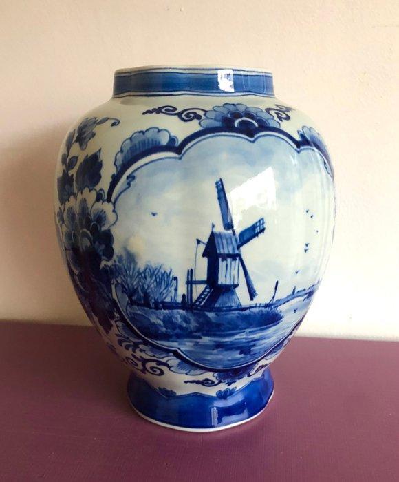 De Porceleyne Fles, Delft - Vase - Faïence - 1968, Antiek en Kunst, Antiek | Glaswerk en Kristal
