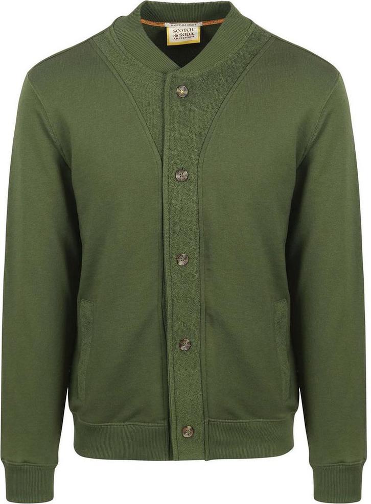 Scotch and Soda Cardigan Groen maat Maat 52/54 (L) Heren, Vêtements | Hommes, Pulls & Vestes, Envoi