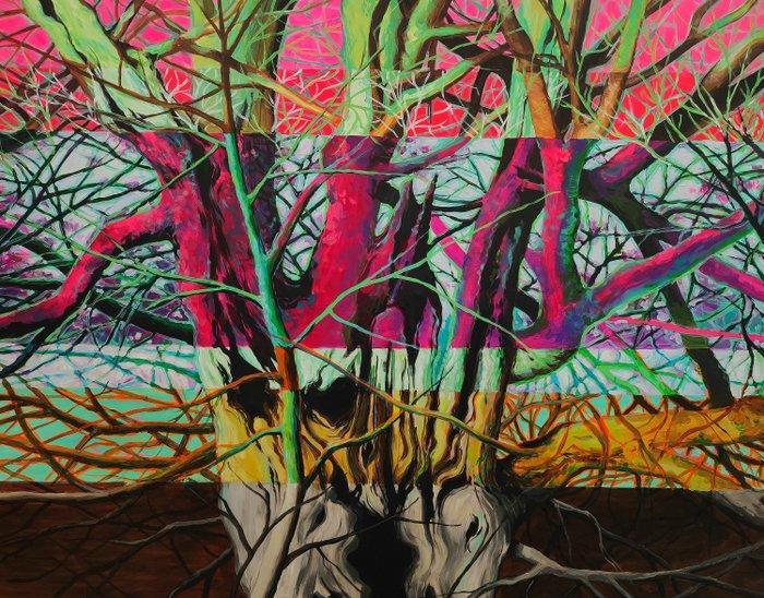 Popovici Constantin - TREE ERROR XXL, Antiek en Kunst, Kunst | Schilderijen | Modern