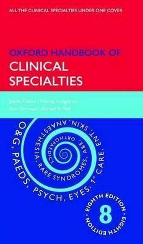 Oxford Handbook Of Clinical Specialties 9780199228881, Livres, Livres Autre, Envoi