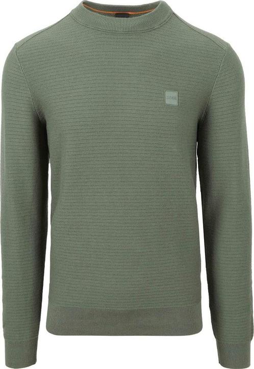 BOSS Trui Anion Groen maat Maat 52/54 (L) Heren, Kleding | Heren, Truien en Vesten, Groen, Nieuw, Maat 52/54 (L), Verzenden