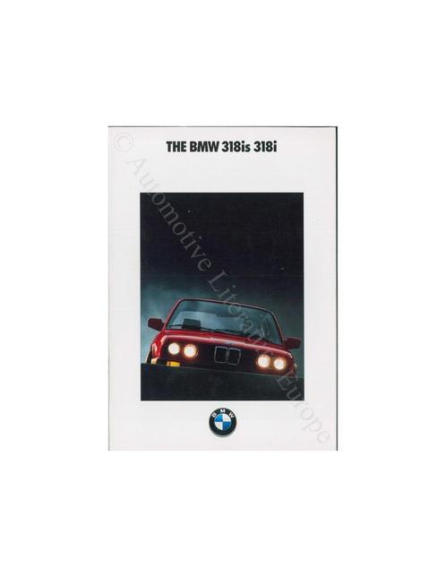 1990 BMW 3 SERIE BROCHURE ENGELS USA, Boeken, Auto's | Folders en Tijdschriften, Ophalen of Verzenden