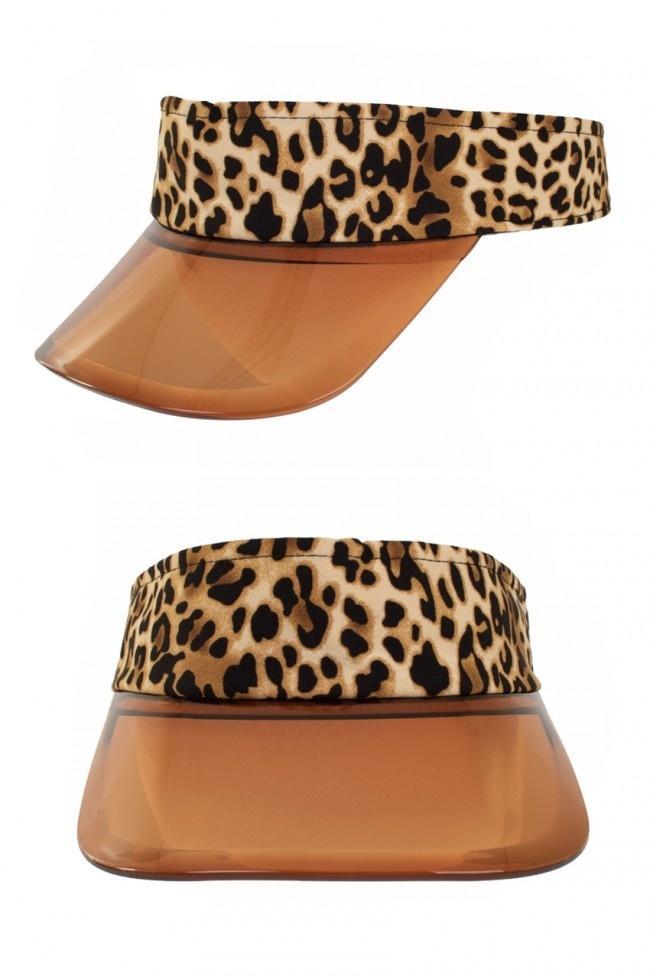 Zonneklep Panter Transparante Klep, Hobby en Vrije tijd, Feestartikelen, Nieuw, Verzenden