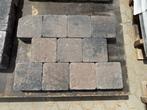 Veiling - 45 M2 Betonsteen Bruin-Zwart Getrommeld 15x15x6 cm, Nieuw